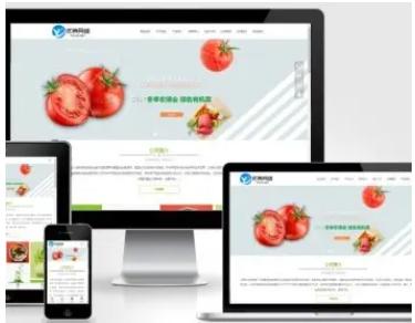 2021年XH006蔬菜瓜果农产品类企业展示类网站源码自适应多端源码